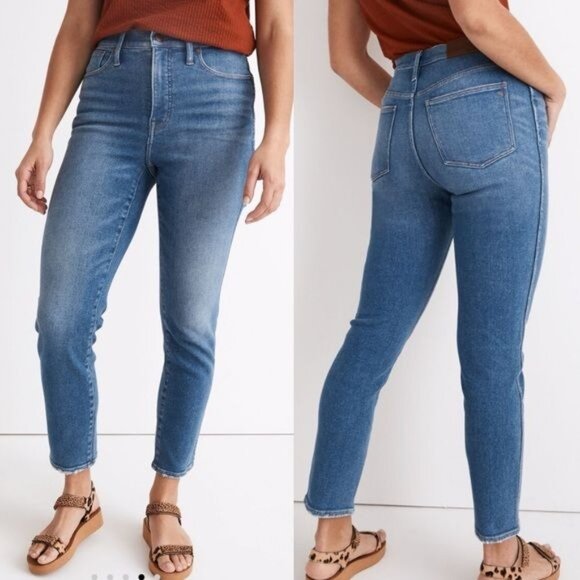 Madewell Stovepipe Jeans in Ditmas Wash size 31 style MC539 - Picture 1 of 10